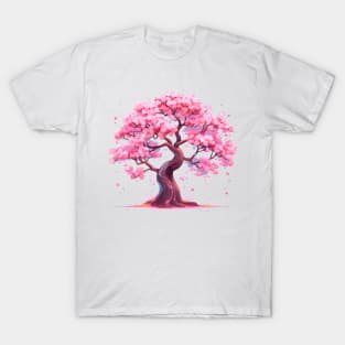 Japanese Sakura Cherry Blossom Tree T-Shirt